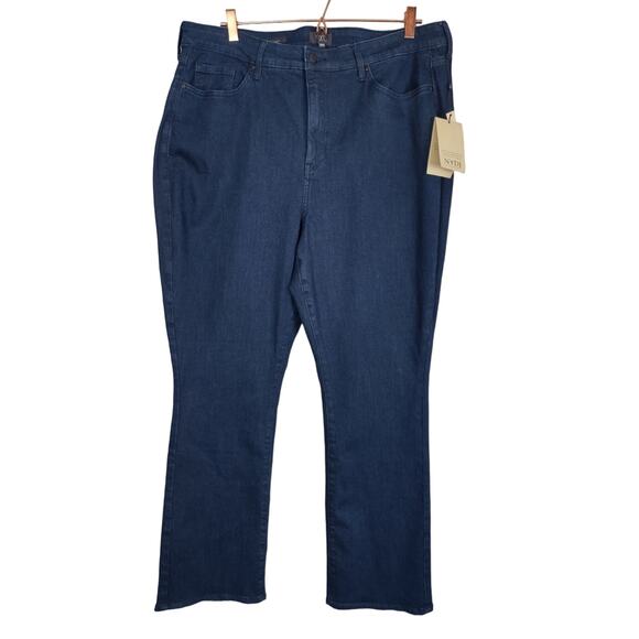 NYDJ Lift Tuck Slim Bootcut Jeans Rinse WINQ2880 Size 18W - Picture 1 of 15